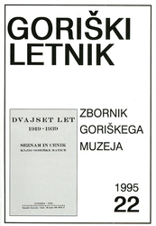 GoriŠki Letnik 22 (1995)