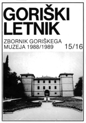 GoriŠki Letnik 15 16 (1988 1989)