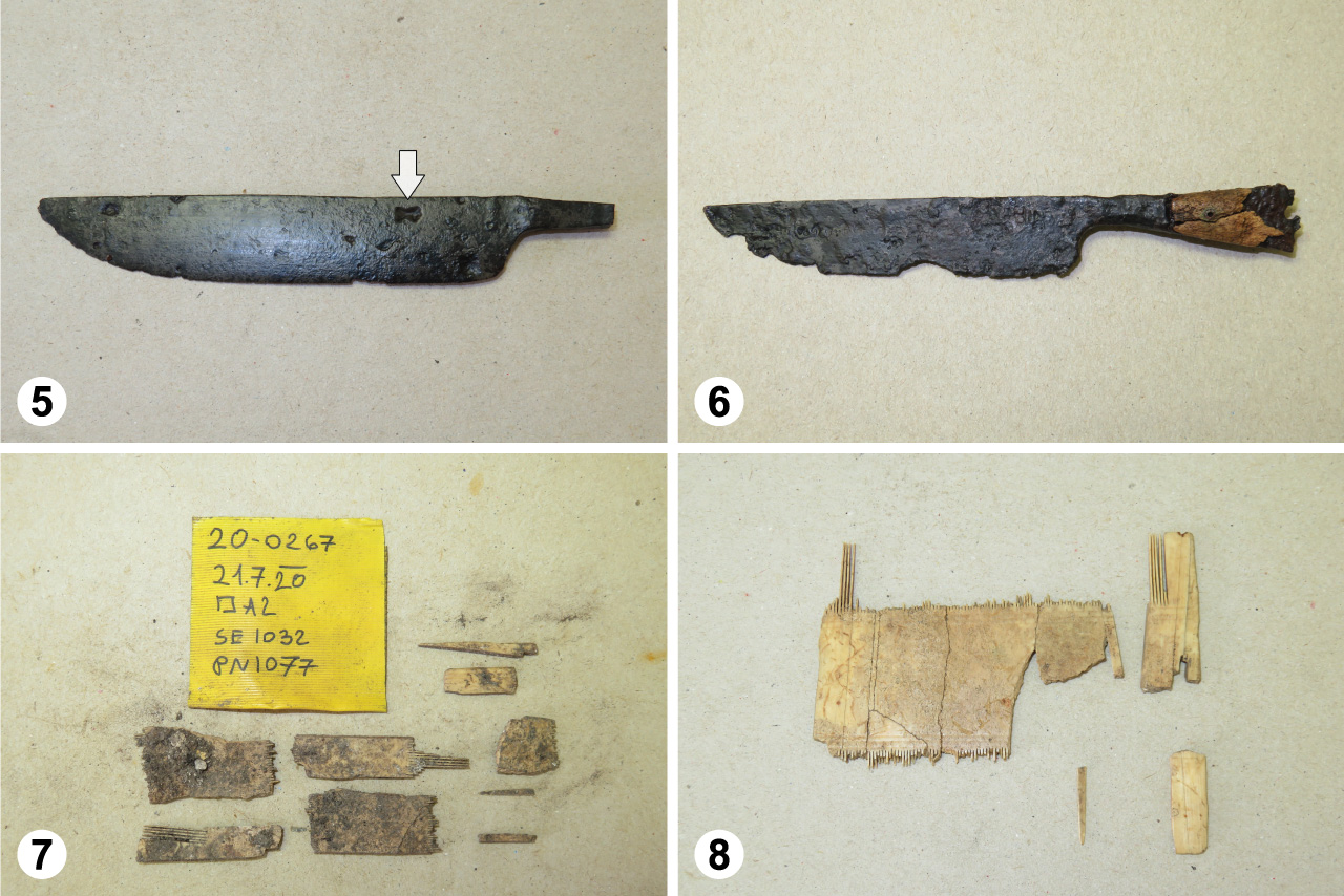 Arheološki kovinski predmeti z gradu Kozlov rob