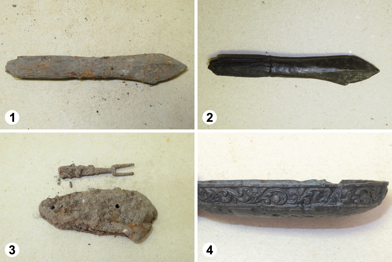 Arheološki kovinski predmeti z gradu Kozlov rob
