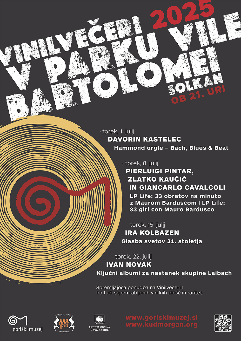 Vinilvečeri 2025 - Program