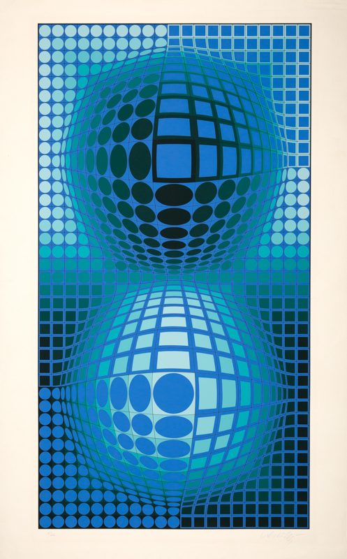 Modra nit - VIKTOR VASARELY