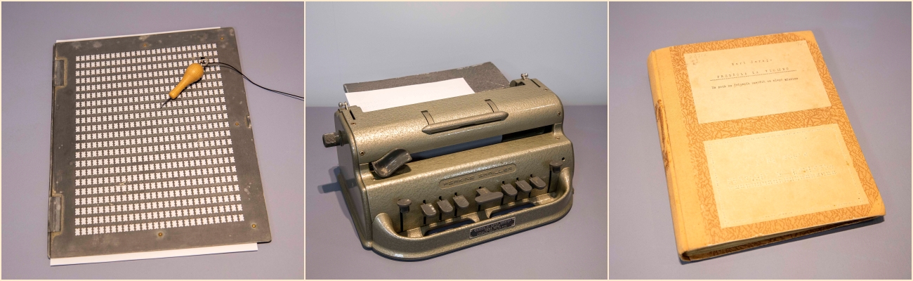 taktilna galerija - pripomočki