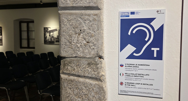 Slušna zanka na Gradu Kromberk